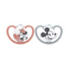 Mickey gris/ Minnie rojo