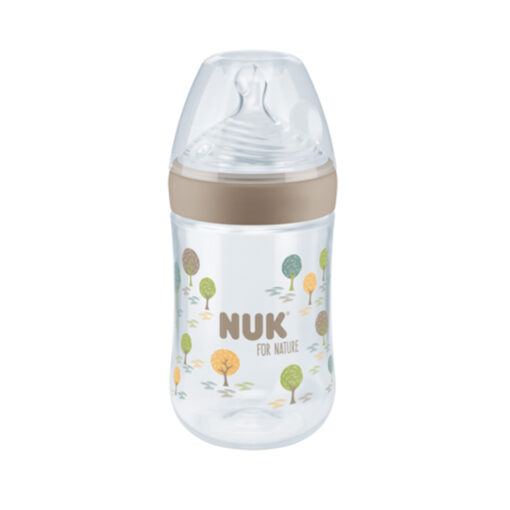 mamadera nuk for nature 260ml beige