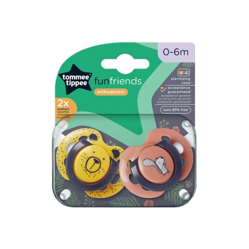 Chupete Fun Friends Etapa 1 (0 a 6 meses) Tomme Tippee girl