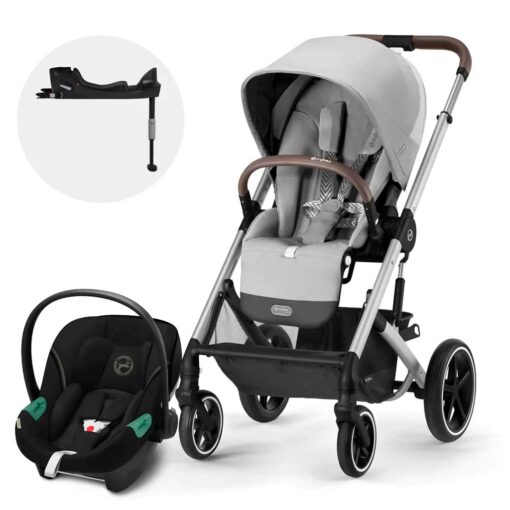 travel system balios s lux silla aton s base travel system balios s lux lava grey silver aton s base one cybex