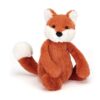 bashful fox cub medium zorro peluche de jellycat