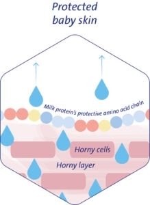 diagrama proteína de leche Sanosan