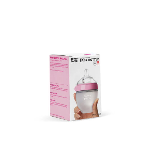 mamadera Comotomo 150ml rosa caja