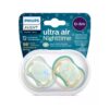 chupete ultra air night 0 6 meses Avent