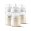 mamadera natural response pack 3 und 260ml traslucida Avent