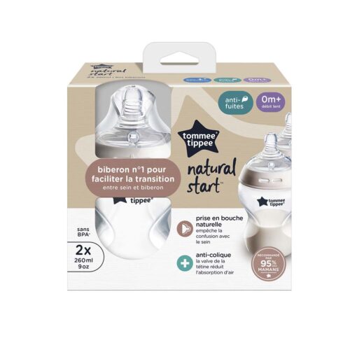 mamadera Natural Start 260 ml Tommee Tippee pack